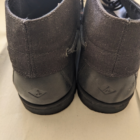 Sperry top-siders 3/4 leather and canvas sz 13 - Picture 6 of 6